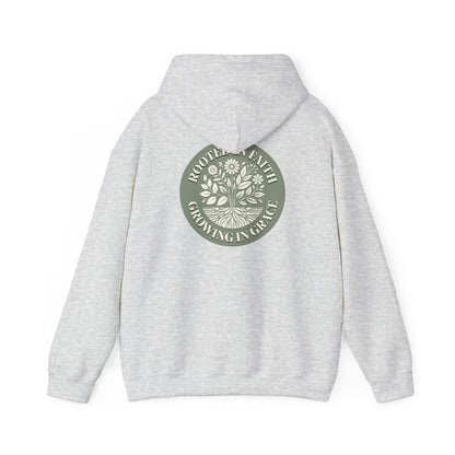 Rooted in Faith Hoodie - Unisex Heavy Blend™ Sweatshirt