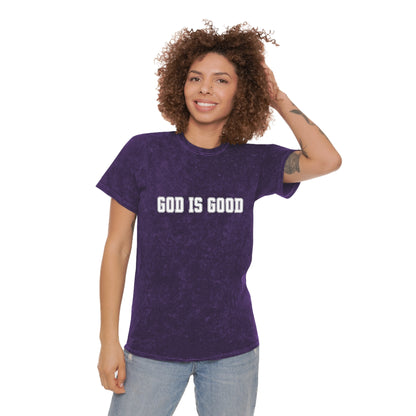 Unisex Mineral Wash 'God is Good' T-Shirt