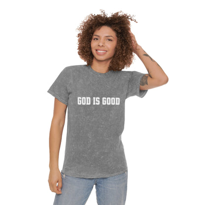 Unisex Mineral Wash 'God is Good' T-Shirt