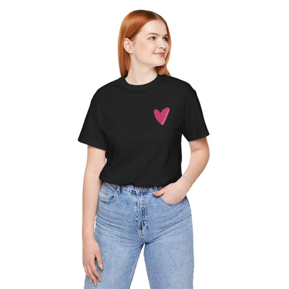 Hearts with Verses about Love Unisex Tee