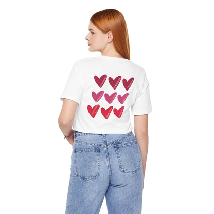 Hearts with Verses about Love Unisex Tee