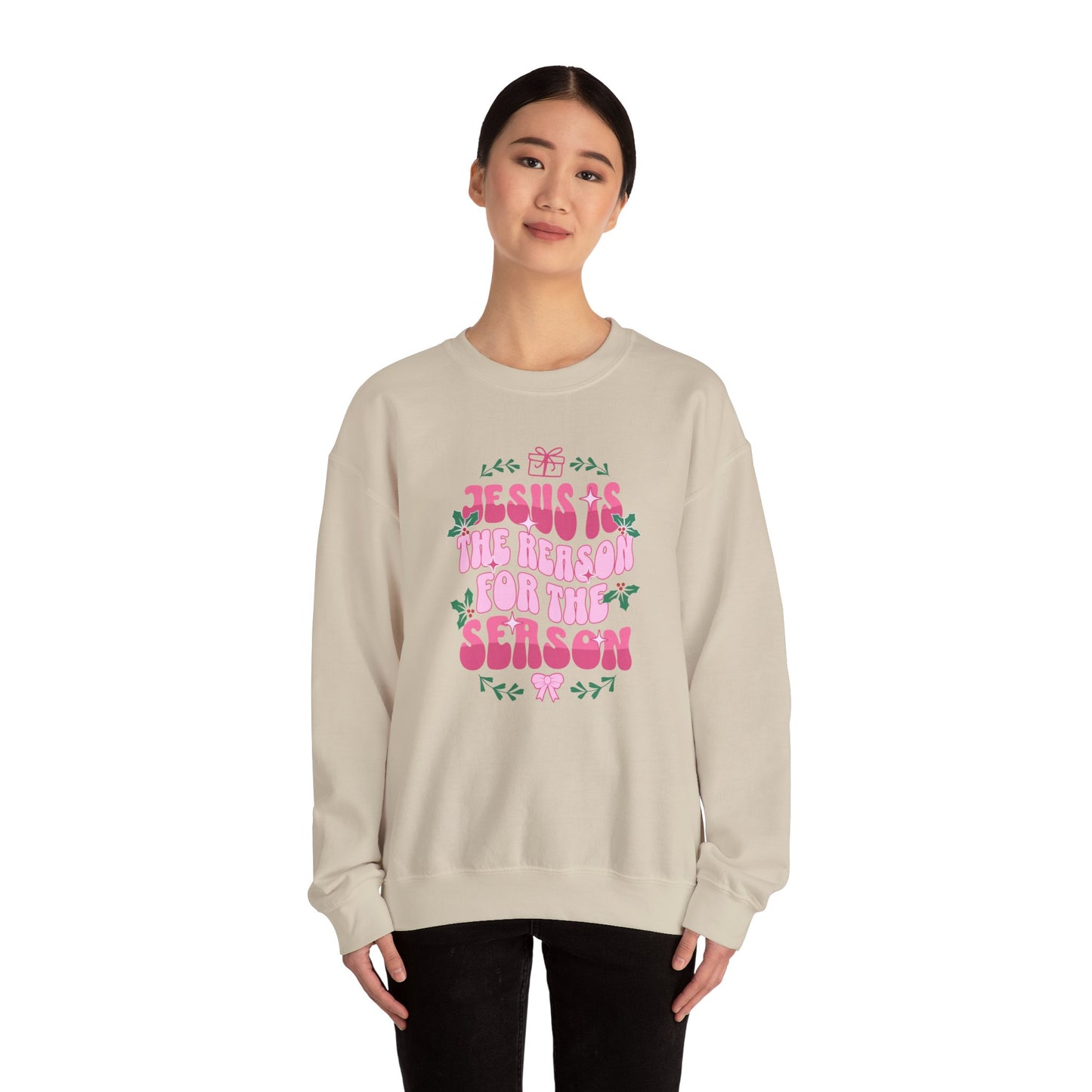 Jesus is the Reason Holiday Sweatshirt - Unisex Heavy Blend Crewneck