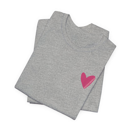 Hearts with Verses about Love Unisex Tee