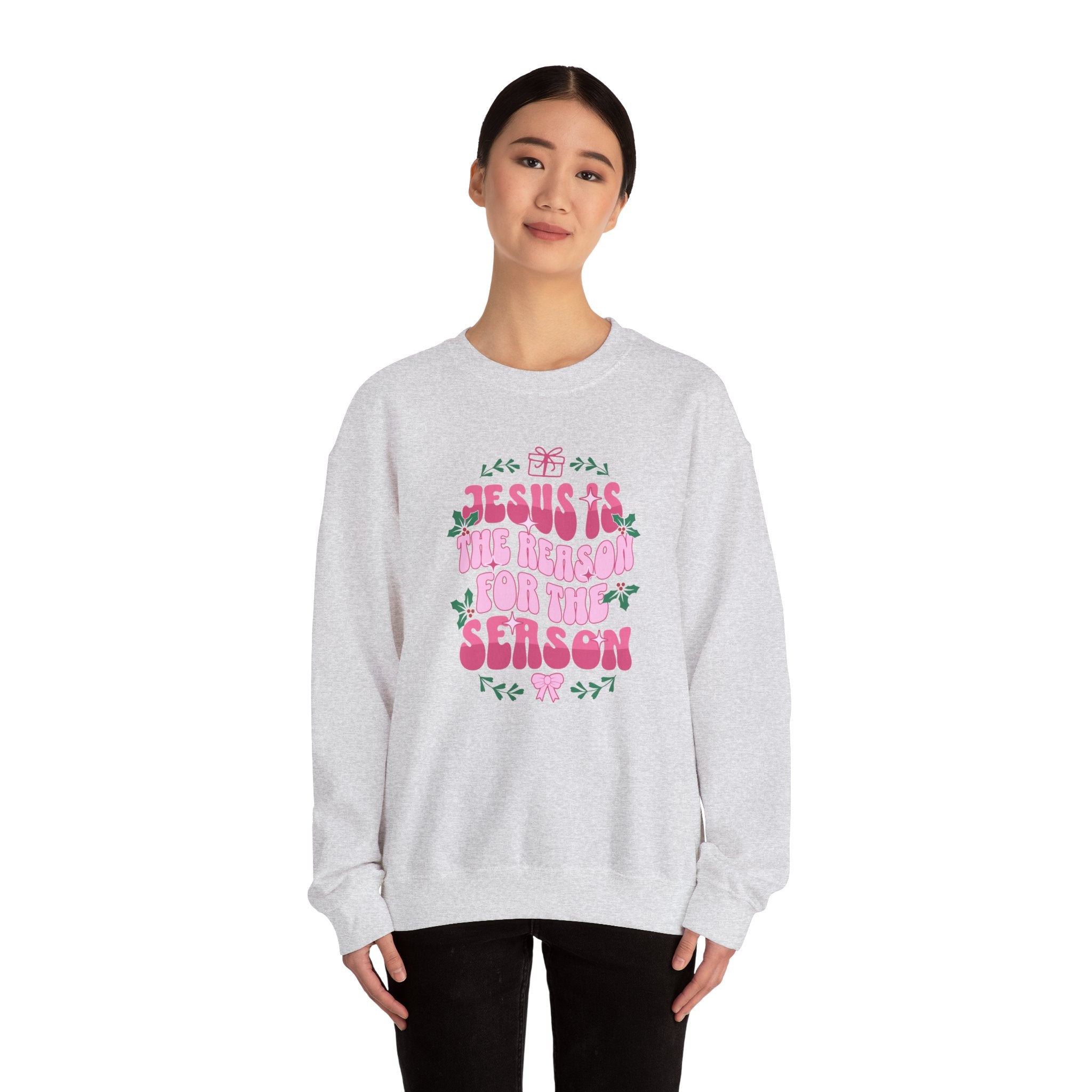 Jesus is the Reason Holiday Sweatshirt - Unisex Heavy Blend Crewneck