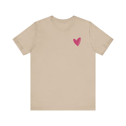 Hearts with Verses about Love Unisex Tee