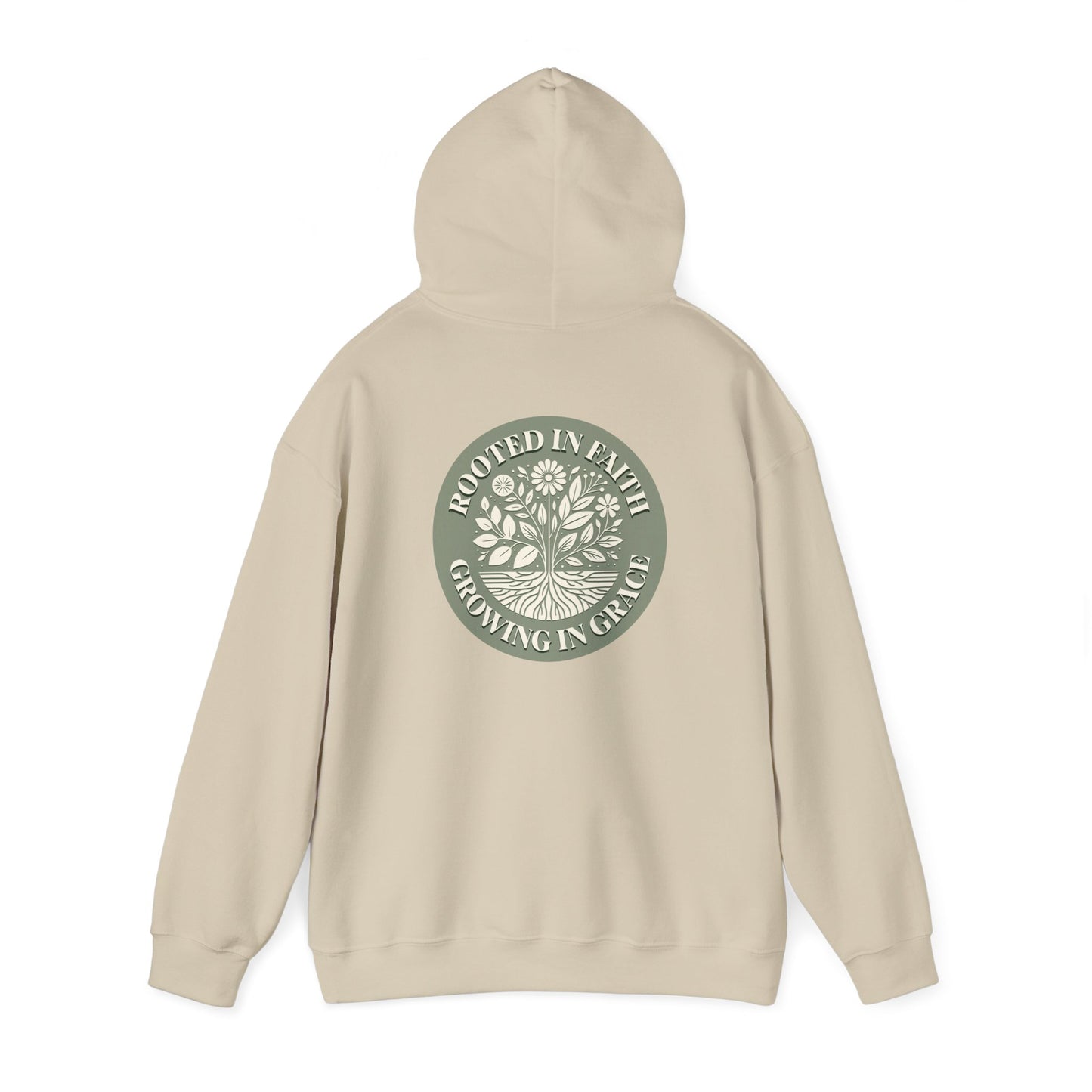 Rooted in Faith Hoodie - Unisex Heavy Blend™ Sweatshirt