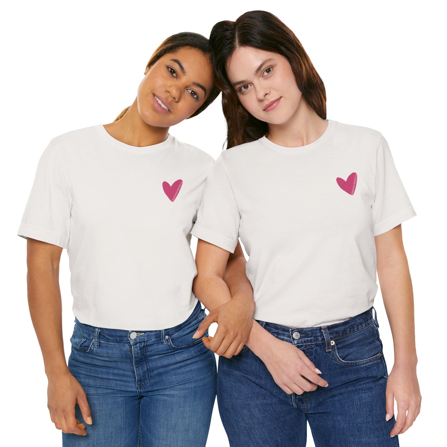 Hearts with Verses about Love Unisex Tee