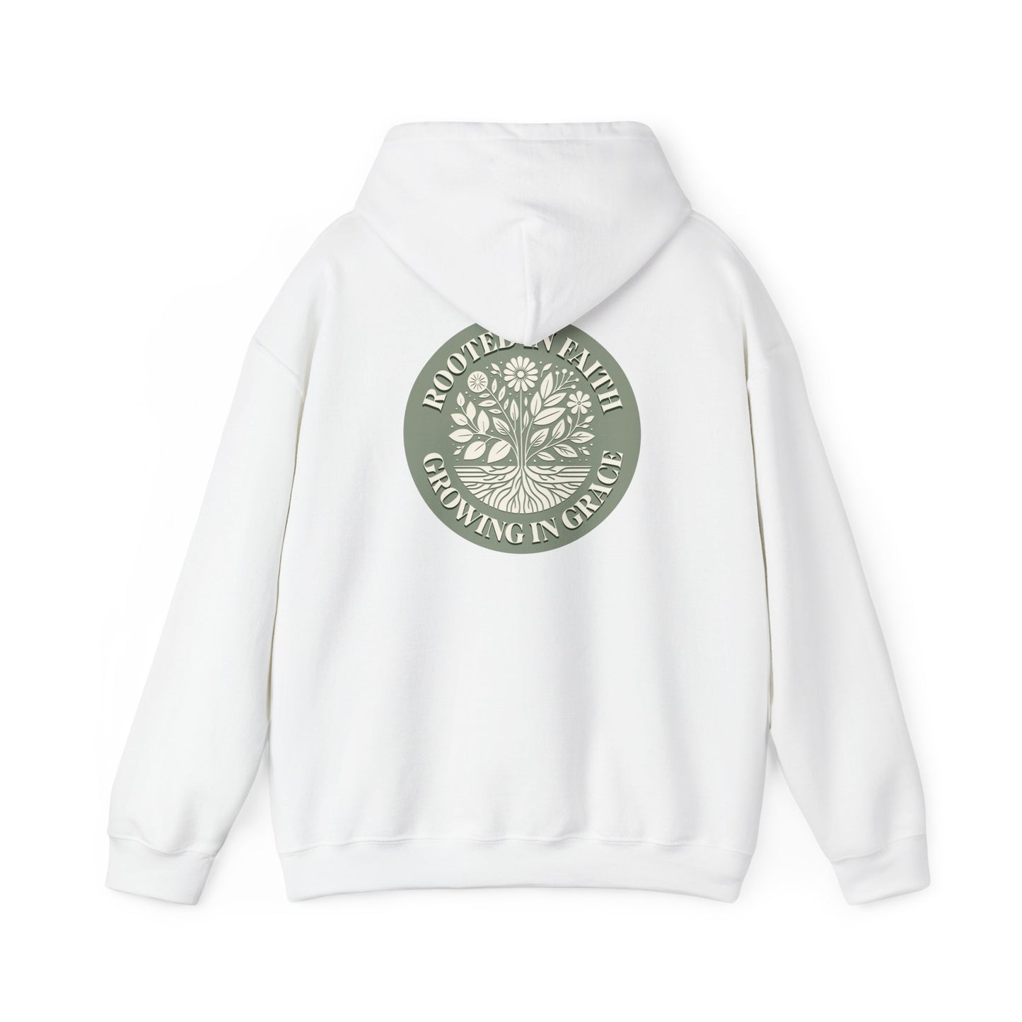 Rooted in Faith Hoodie - Unisex Heavy Blend™ Sweatshirt