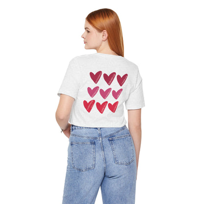 Hearts with Verses about Love Unisex Tee