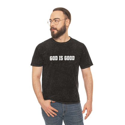 Unisex Mineral Wash 'God is Good' T-Shirt