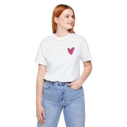 Hearts with Verses about Love Unisex Tee