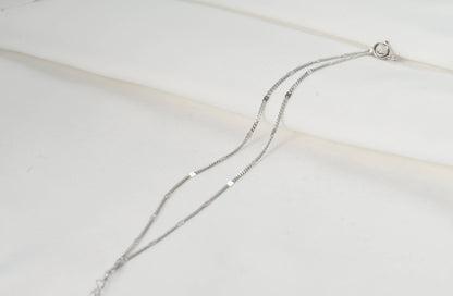 Dainty Duo Chain Bracelet - Layered Sterling Silver Bracelet