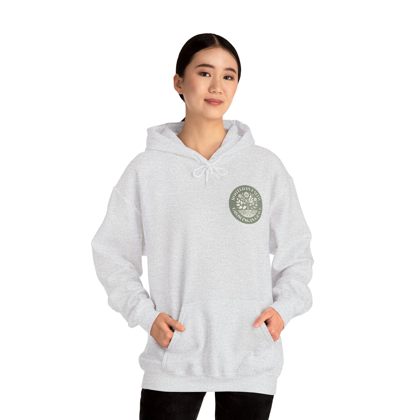 Rooted in Faith Hoodie - Unisex Heavy Blend™ Sweatshirt