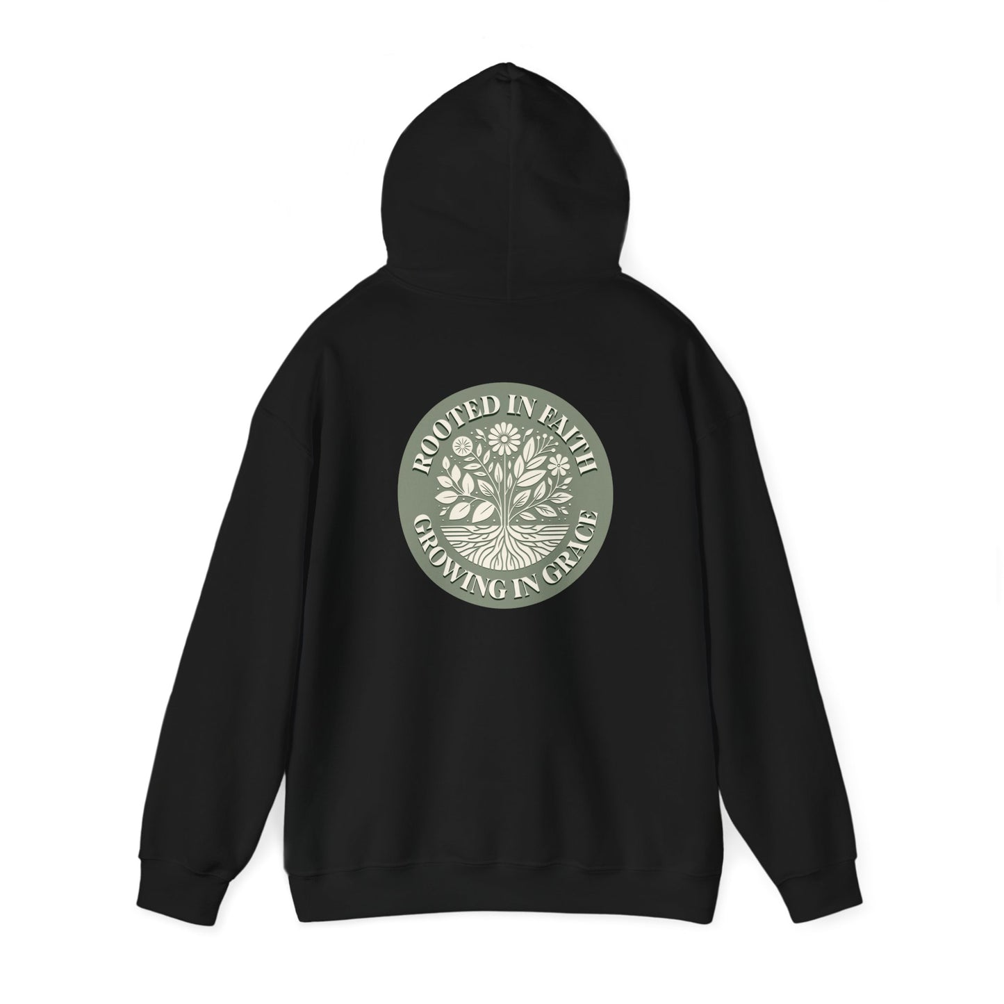 Rooted in Faith Hoodie - Unisex Heavy Blend™ Sweatshirt