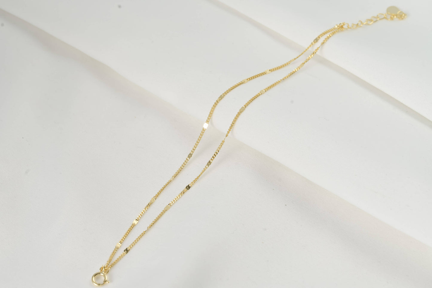 Dainty Duo Chain Bracelet - Layered Sterling Silver Bracelet