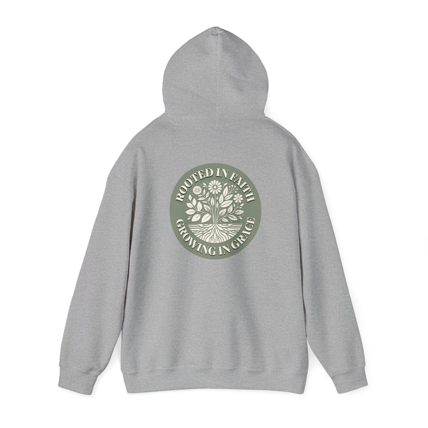 Rooted in Faith Hoodie - Unisex Heavy Blend™ Sweatshirt