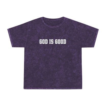 Unisex Mineral Wash 'God is Good' T-Shirt