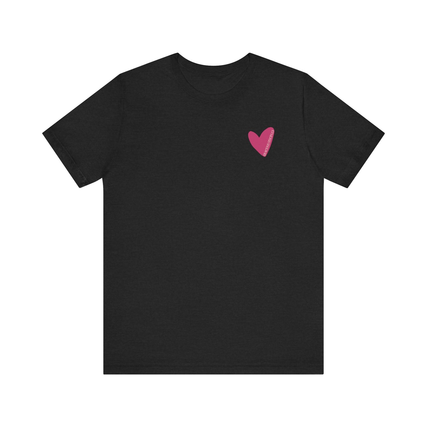 Hearts with Verses about Love Unisex Tee