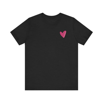 Hearts with Verses about Love Unisex Tee