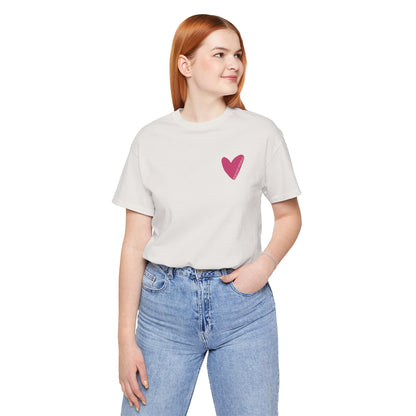 Hearts with Verses about Love Unisex Tee