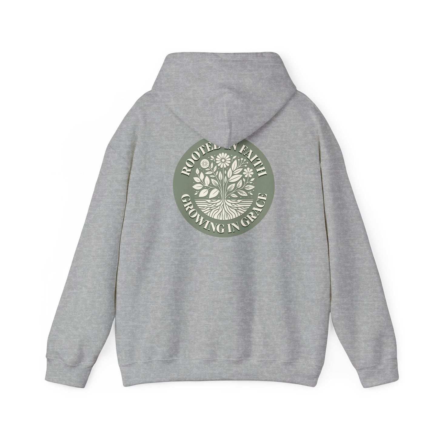 Rooted in Faith Hoodie - Unisex Heavy Blend™ Sweatshirt