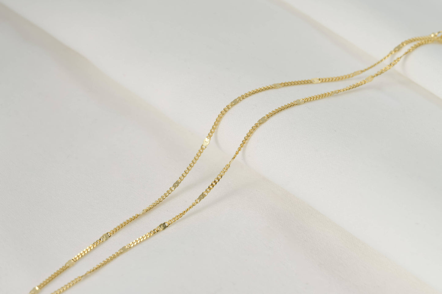 Dainty Duo Chain Bracelet - Layered Sterling Silver Bracelet