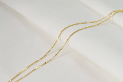 Dainty Duo Chain Bracelet - Layered Sterling Silver Bracelet