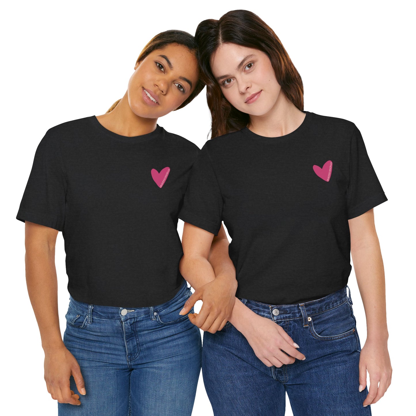 Hearts with Verses about Love Unisex Tee