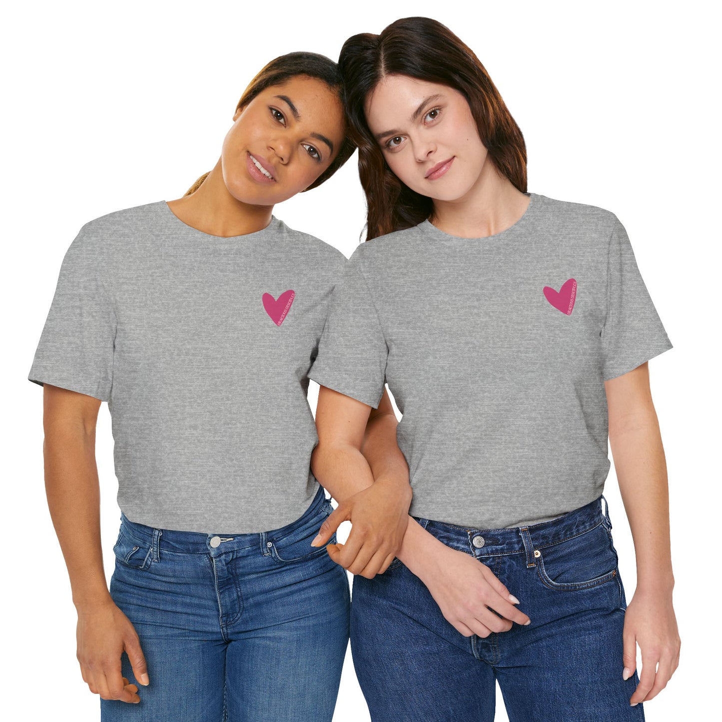 Hearts with Verses about Love Unisex Tee