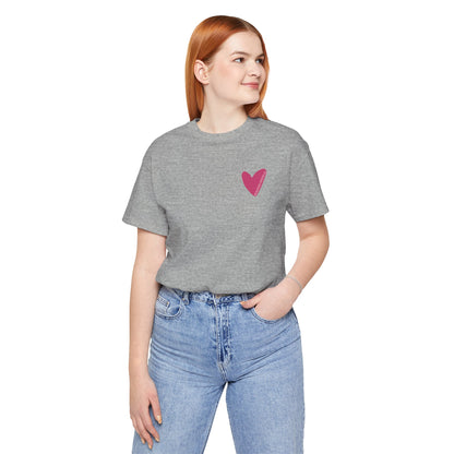 Hearts with Verses about Love Unisex Tee