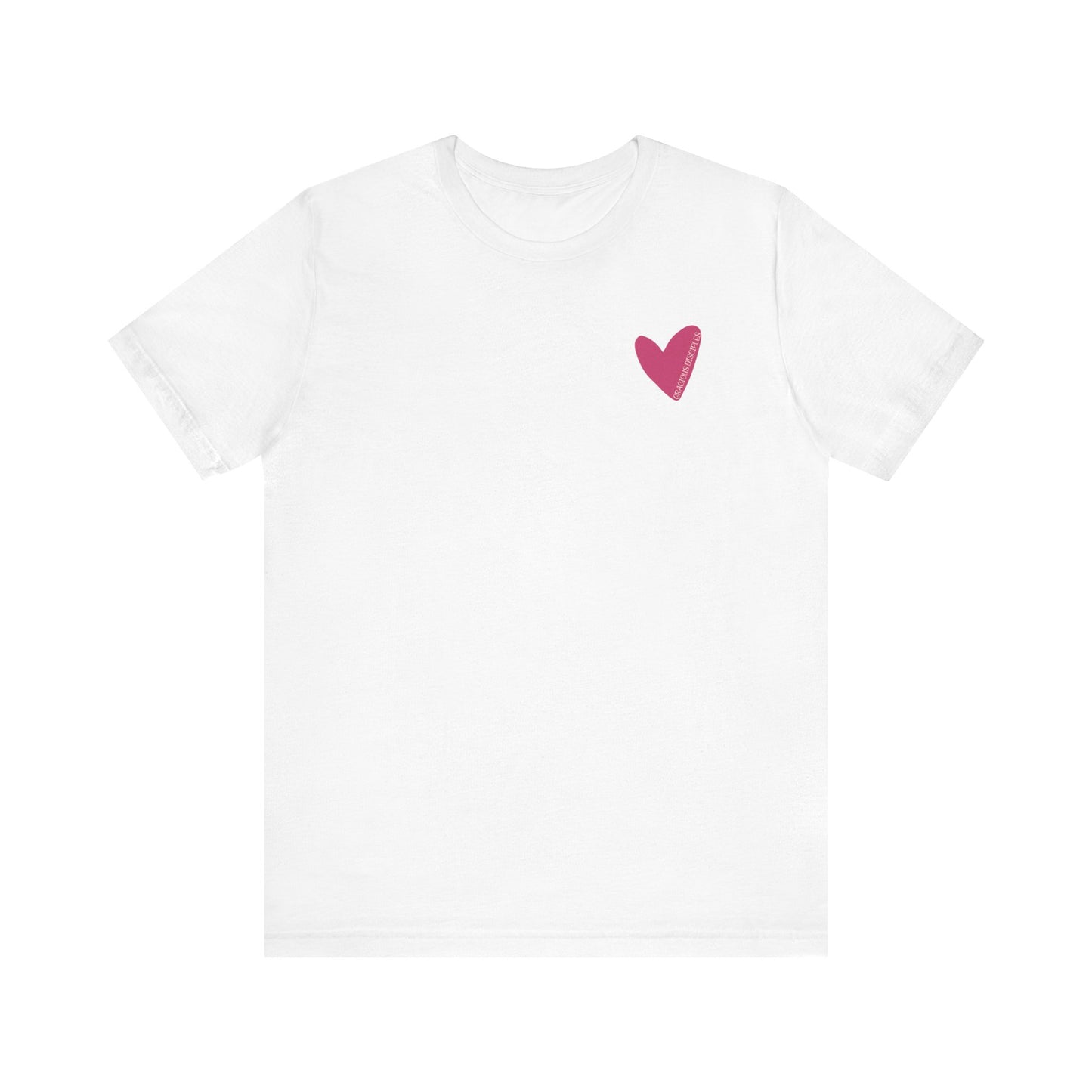 Hearts with Verses about Love Unisex Tee