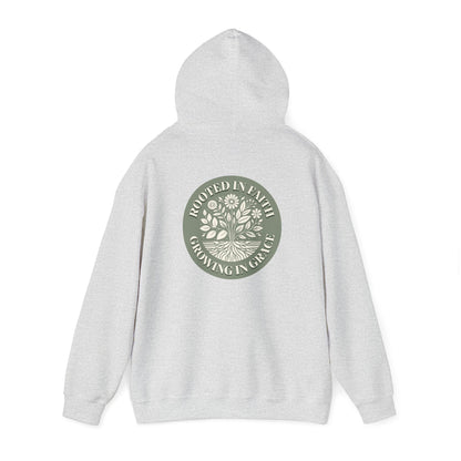 Rooted in Faith Hoodie - Unisex Heavy Blend™ Sweatshirt