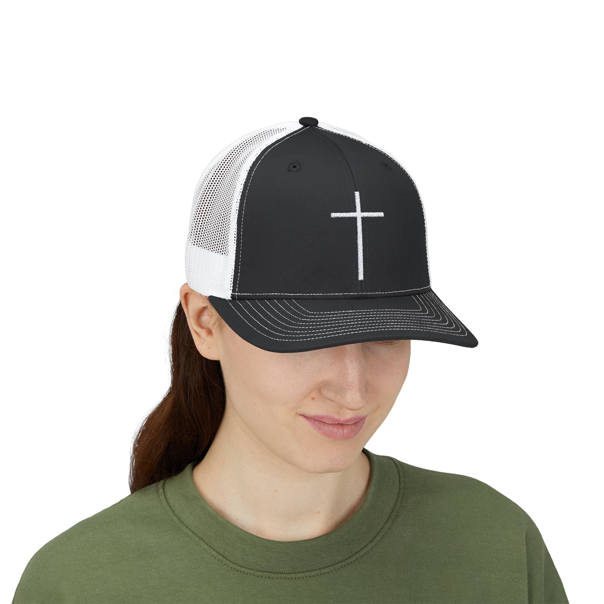 Faith-Inspired Snapback Trucker Cap