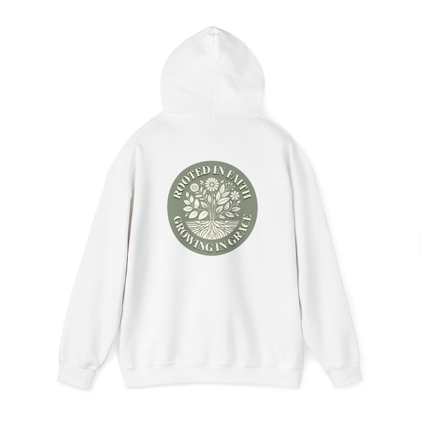 Rooted in Faith Hoodie - Unisex Heavy Blend™ Sweatshirt