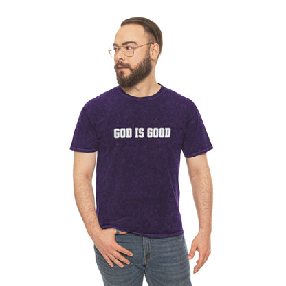 Unisex Mineral Wash 'God is Good' T-Shirt