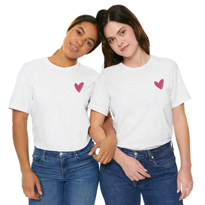 Hearts with Verses about Love Unisex Tee