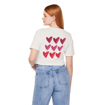 Hearts with Verses about Love Unisex Tee